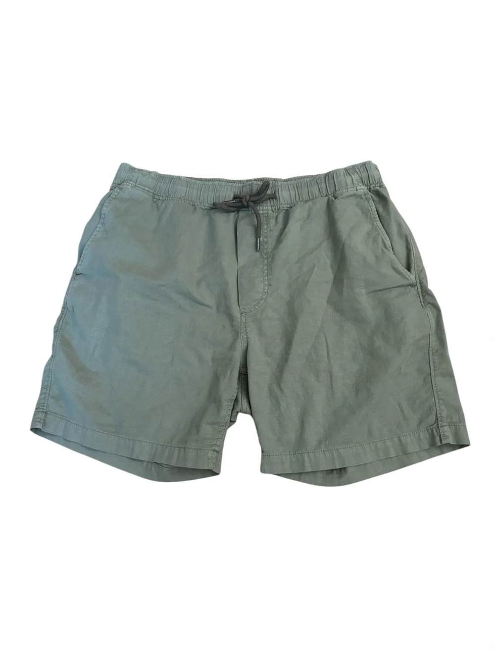 Faherty Essential Drawstring Short in Sage Green Size M